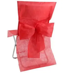 SANTEX Housse de Chaise avec Noeud Rouge