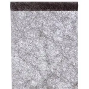 RueDeLaFete Chemin De Table Fanon Noir STX3586-11 pas cher