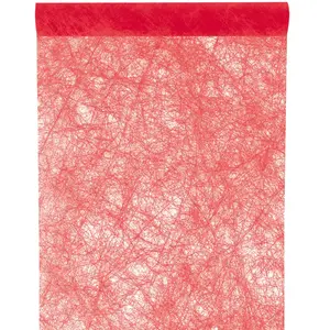 SANTEX Chemin de table (5 m) décoratif - En matériau non tissé - Couleur unique Rot pas cher