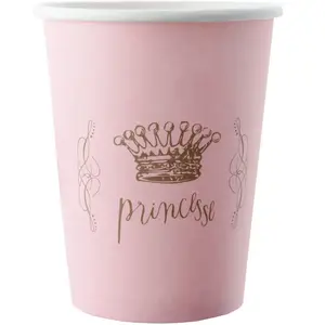 Comparateur de prix : Lot de 6 gobelets roses Princesse
