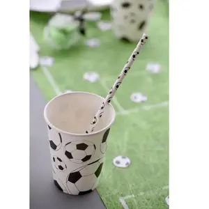 Comparateur de prix : Santex 10 Gobelets en cartons Ballon Football 200 ML - Blanc - Taille Unique