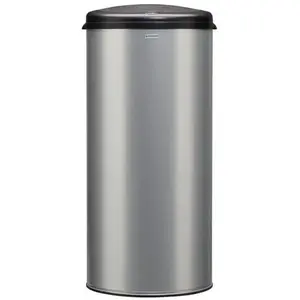 Comparateur de prix : ROSSIGNOL Poubelle Handtouch - 45 L - Gris métal 9006 tête noire