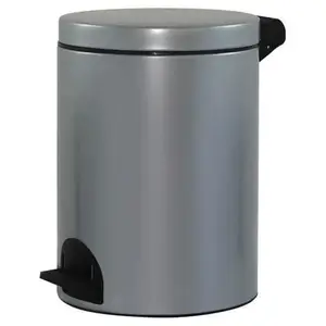 Comparateur de prix : Rossignol Poubelle Elora 14l gris métal