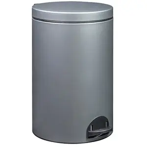 Comparateur de prix : Rossignol Poubelle Elora 20l gris métal