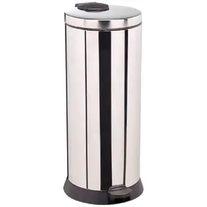 Comparateur de prix : ROSSIGNOL - Poubelle Magic 30l inox brillant