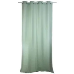 Linder Rideau tamisant en lin - HOME MAISON - VERT POUDRE - 140 x 250 cm - illets - Elégance - Chic pas cher