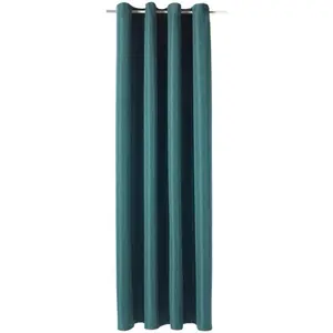 LINDER Rideau uni avec oeillets (145x240 cm - Bleu) pas cher