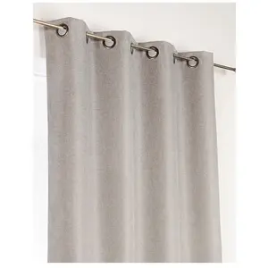 Comparateur de prix : Linder Rideau d'ameublement 100% occultant - Gris clair - 140 x 240 cm