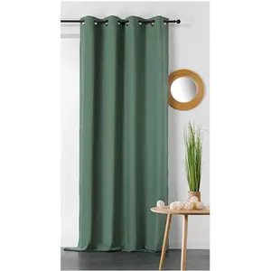 Comparateur de prix : LINDER Rideau en Chanvre 135x240cm - 135x240cm - Vert foncé