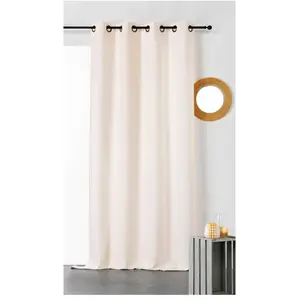 Linder Homemaison - Rideau nid d'abeille 140 x 245 cm - 140 x 245 cm - EcruVendu paramazon