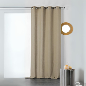 LINDER Rideau en nid d'abeille (140x245 cm - Taupe) pas cher