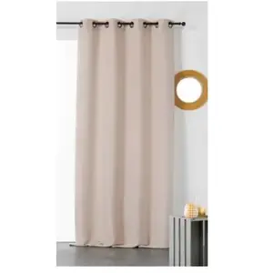 Comparateur de prix : Rideau en nid d'abeille coton & linen Linder L.140 x H.245 cm beige