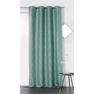 LINDER Rideau art deco céladon - 135x250cm - Céladon pas cher