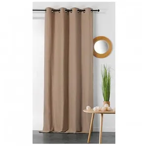 Tissu rideau chanvre LINDER vendu au mètre(...) - Marron