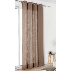 LINDER Rideau "Authentique" en 100% lin (135x260 cm - Taupe)