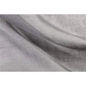 Tissu voile de lin grande largeur LINDER vendu au mètre(...) - Gris