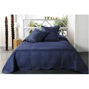 Linder Jeté de lit, 100Pourcentpolyester, Bleu, 230x250Vendu paramazon