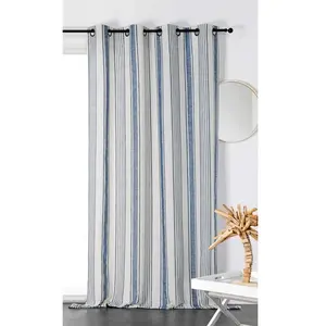 Comparateur de prix : Linder 513/45/375FR/145x265 Panneau à Oeillets, Polyester, Bleu, 145x265
