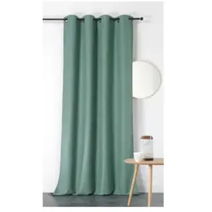 Rideau occultant thermique Boreal Linder bleu vert L.260 x l.140 cmVendu parcarrefour
