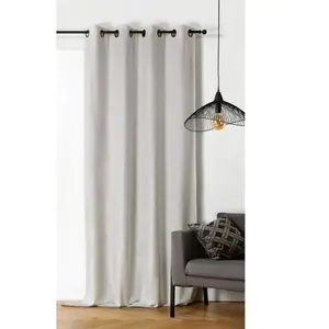 LINDER Rideau obscurcissant et isolant - - Effet tissé (140x260 cm - Ecru) pas cher