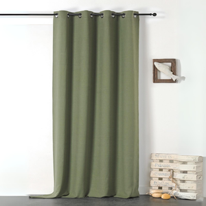 LINDER Rideau en 100% lin Libeccio (135x255 cm - Vert)Vendu parcarrefour