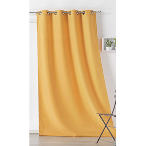 Linder Rideau extérieur imperméable polyester jaune soleil 135x240 cm pas cher