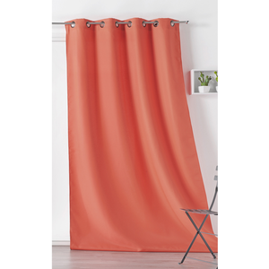 Linder Rideau extérieur imperméable polyester orange sanguine 135x240 cm pas cher