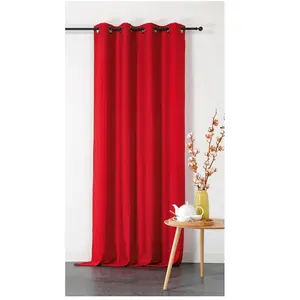 Comparateur de prix : LINDER Rideau Double Natte Non feu M1-135x240cm - Rouge