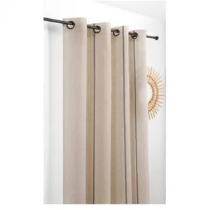 LINDER Rideau naturel chic jeanne - Taille: 145x260cm - Coloris: Lin