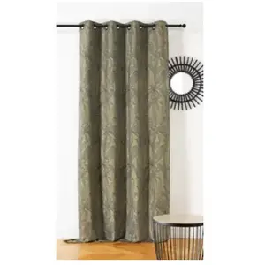 Comparateur de prix : Rideau Kerala kaki Linder l.145 x H.260 cm