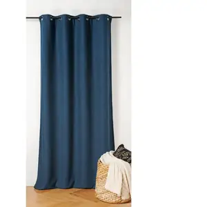 Comparateur de prix : LINDER Rideau thermique au style bouclette (140x260 cm - Bleu)