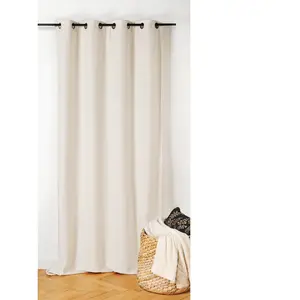 Linder Rideau thermique isolant et obscurcissant 140x260cm "Inuit" - 140x260cm - Ecru