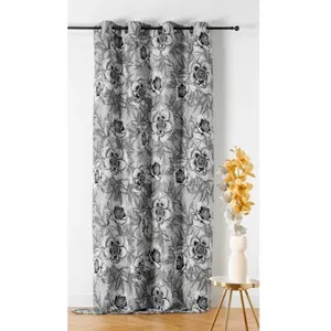 LINDER Rideau d'ameublement "Peonia" - 140x260cm - Gris pas cher