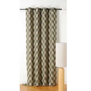 LINDER Rideau d'ameublement "New-York" - 140x240cm - Vert kaki pas cher