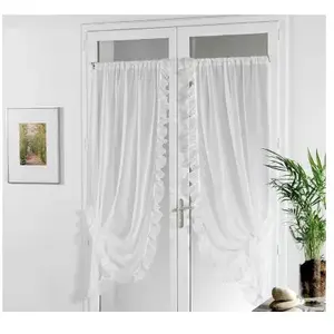 Comparateur de prix : Linder Voilage - HOME MAISON - Bonne Femme - Blanc - 95 x 150 cm - Frou-Frou