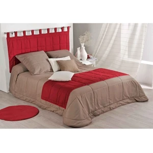 Linder Chemin de lit, Polyester, Rouge, 160x85cm pas cher