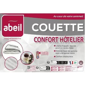 Comparateur de prix : ABEIL Couette Confort Hôtelier 140 x 200 cm