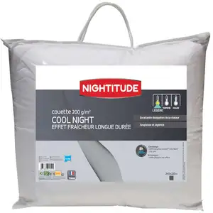 NIGHTITUDE Couette 240x220 cm COOL NIGHT pas cher