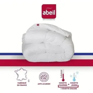 Comparateur de prix : ABEIL Couette 4 Saisons ANTI-ACARIENS 140x200cm