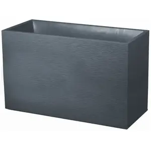 Comparateur de prix : EDA Muret Graphit 99,5x39,5x60cm - Contenance 116L - Gris anthracite