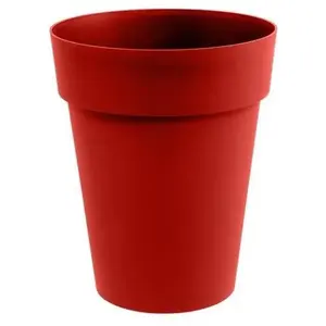 EDA Vase Toscane mi-haut - Ø 44 x 53 cm - 50 L - Rouge rubis pas cher