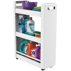 Comparateur de prix : EDA Plastiques Desserte - 3 étagères - Mobilo - blanc EDA PLASTIQUES