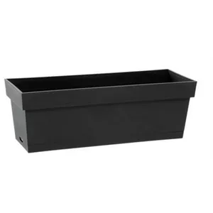 Comparateur de prix : Jardinière Plastique 13631 G.Ant L.18 X L.50 X H.16.7 Cm Anthracite