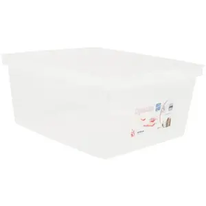 EDA Boîte 'crystaline' avec couvercle naturelle (18 l - 418 x 350 x 187) pas cher