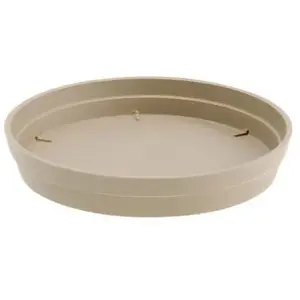 Comparateur de prix : Soucoupe Ø 34.50 cm pour pot Ø 44, 46 et 48 cm -Taupe - Eda TU