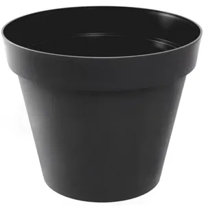 Comparateur de prix : EDA Pot Rond Toscane - 30x26cm - 10l - Anthracite - Eda Plastiques
