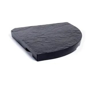 Dalle de lest béton - DCW EDITIONS - Pour mât déporté - 18 kg - Gris anthracite pas cher