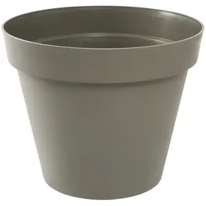 Comparateur de prix : EDA PLASTIQUE Pot de fleurs Toscane - 170 L - Taupe