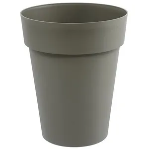 Comparateur de prix : EDA Vase Mi-Haut Rond Toscane Taupe - 44x53cm 50l - Eda Plastiques