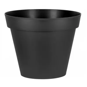 Comparateur de prix : EDA PLASTIQUE Pot de fleurs Toscane - 356 L - Gris anthracite